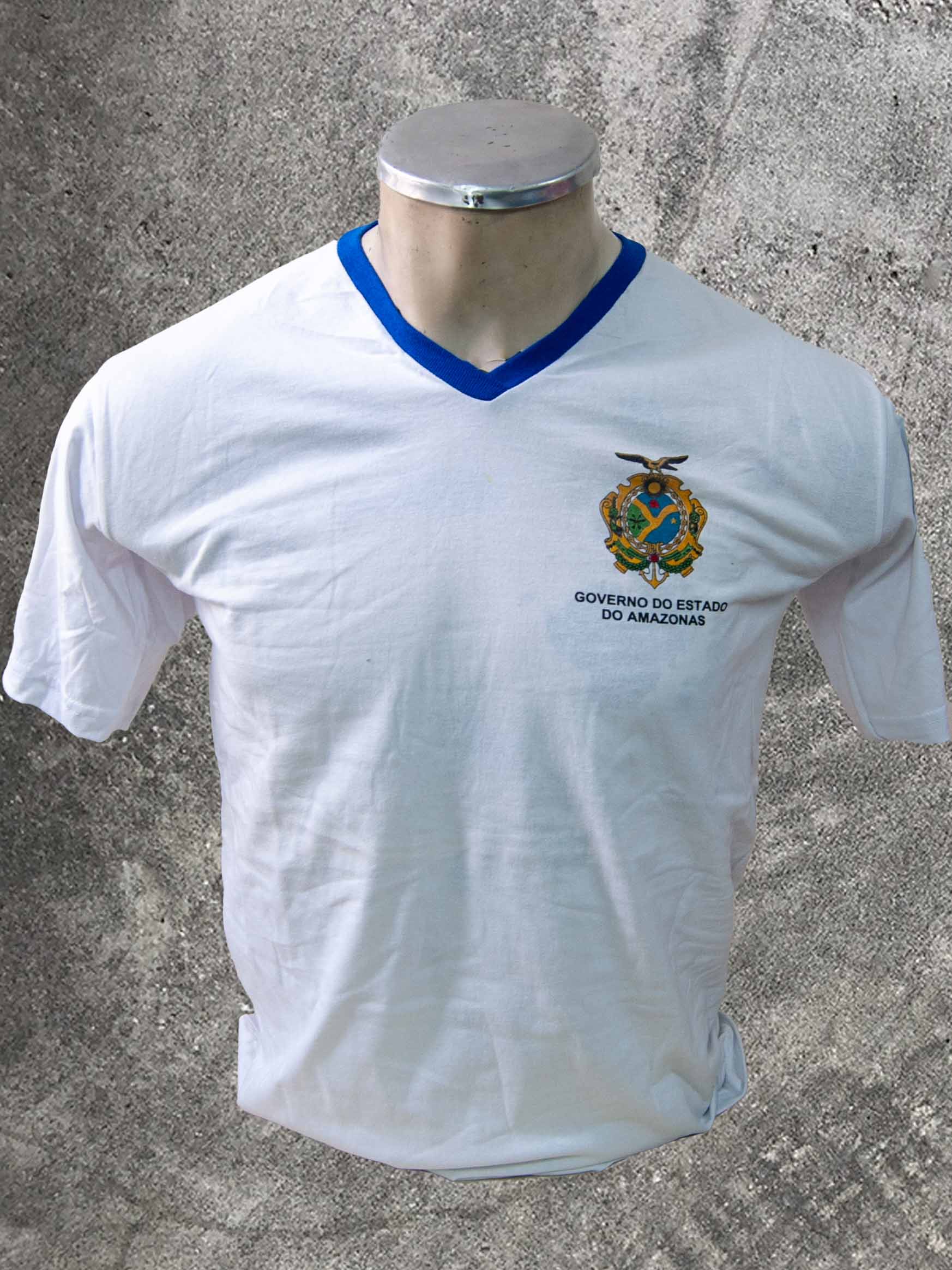 Camisa branca Governo do Estado do Amazonas