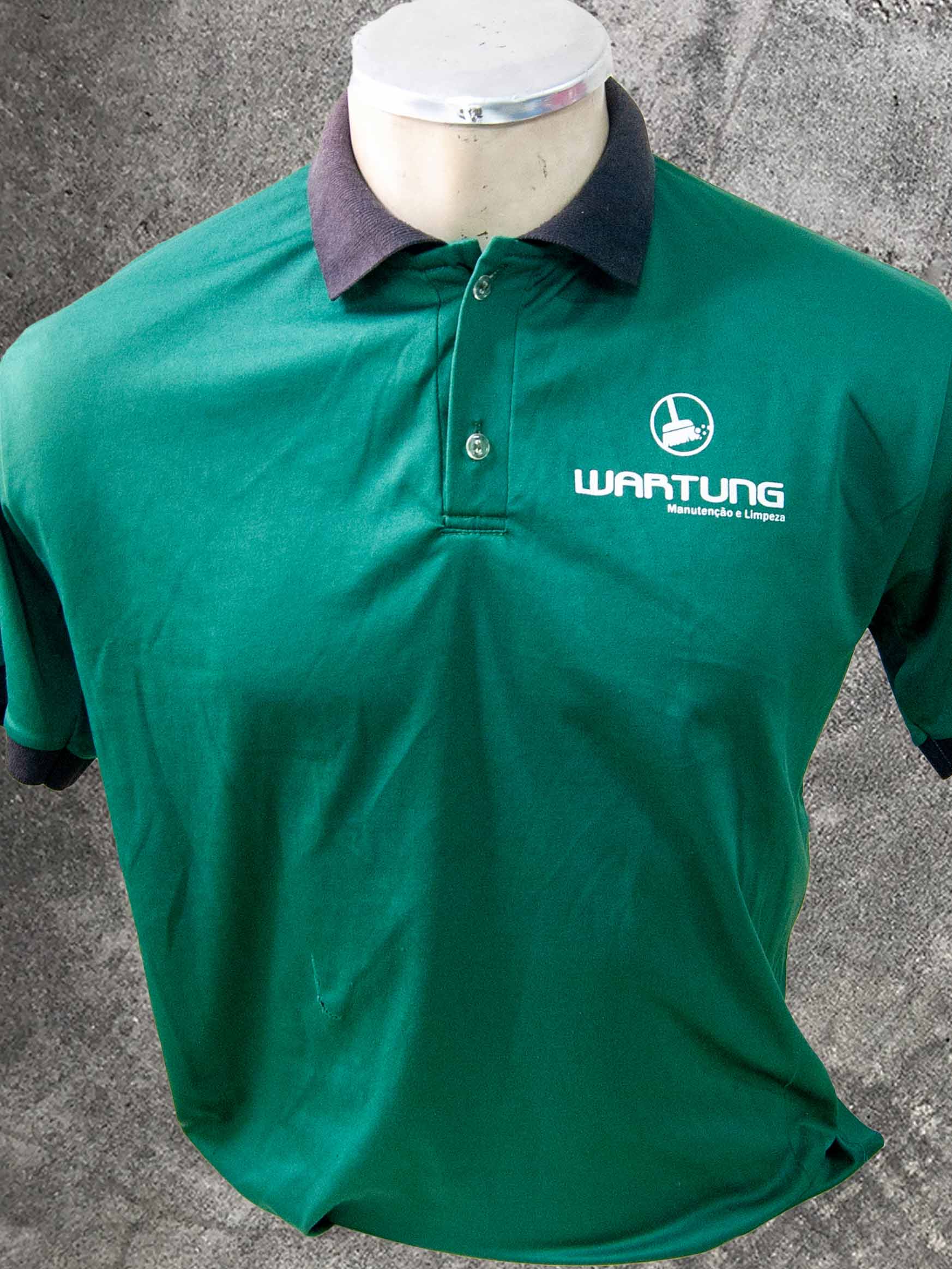 Polo verde personalizada Wartung