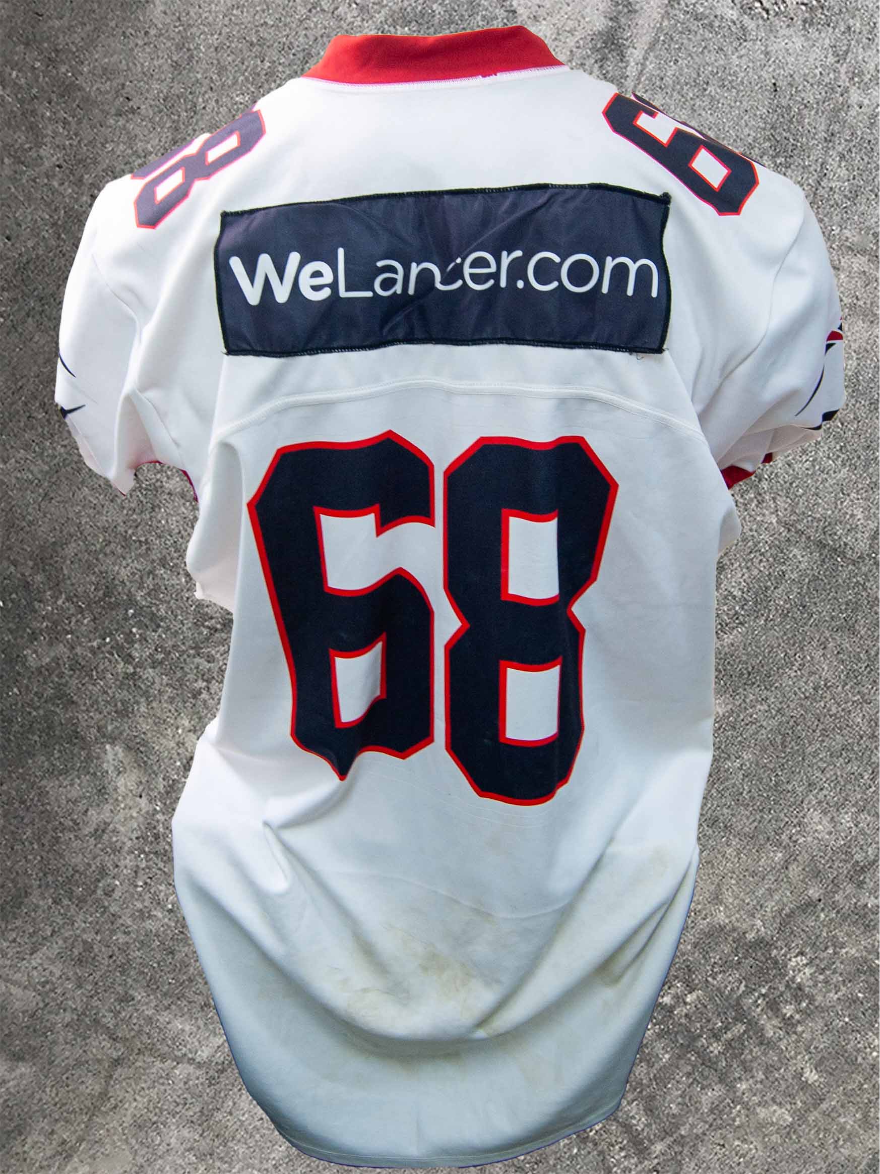 Costas de camisa de time WeLancer.com