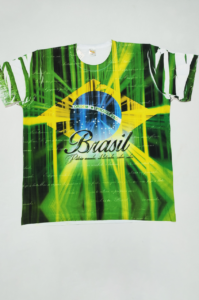 Camiseta temática do Brasil