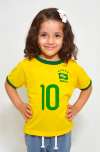 Camiseta do Brasil infantil
